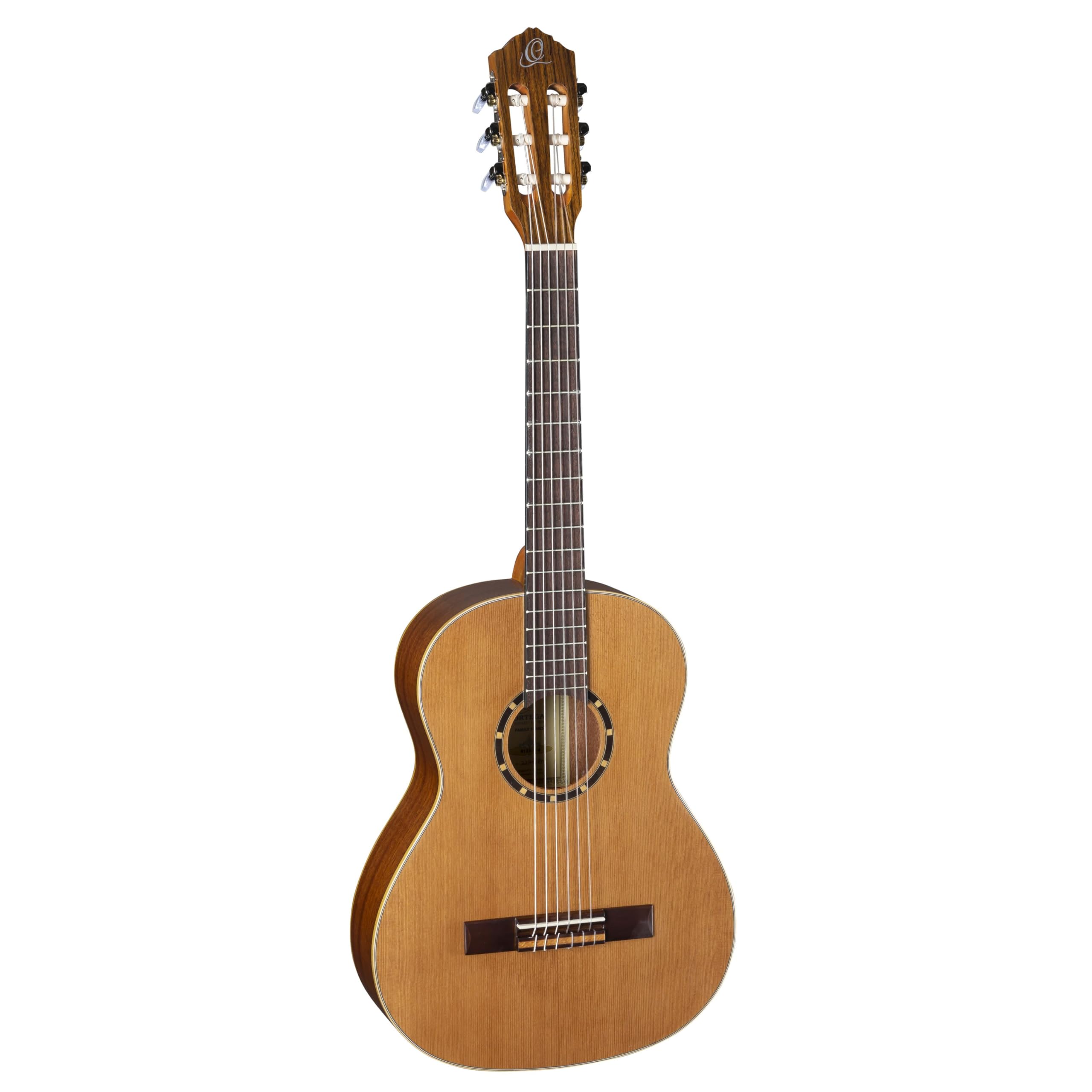 ortega-guitars-r122-3-4-chitarra-classica-3-4-mogano-cedro-con-gig-bag image 1