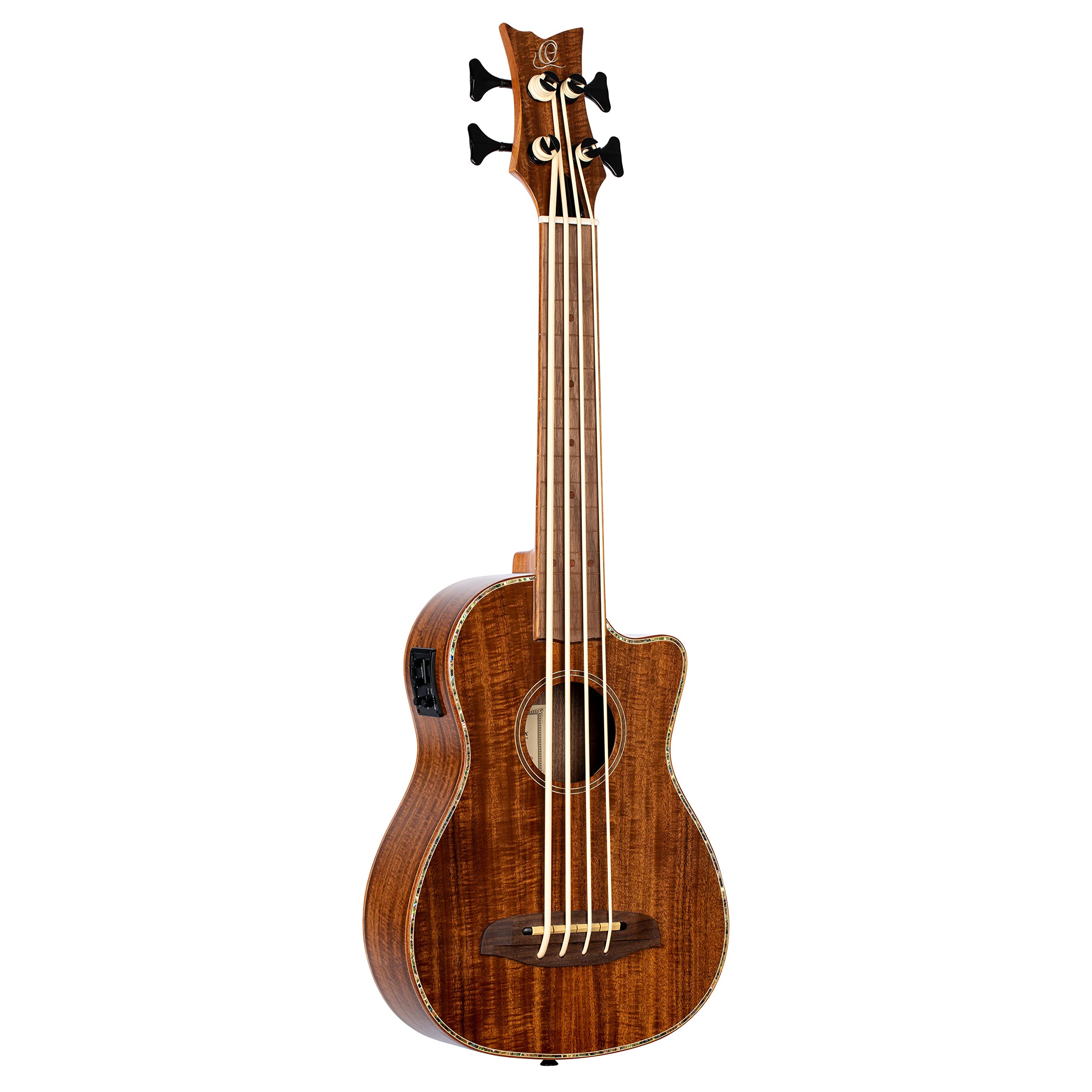 ortega-guitars-lizard-series-caiman-fl-gb-u-bass-fretless-con-gigbag image 1
