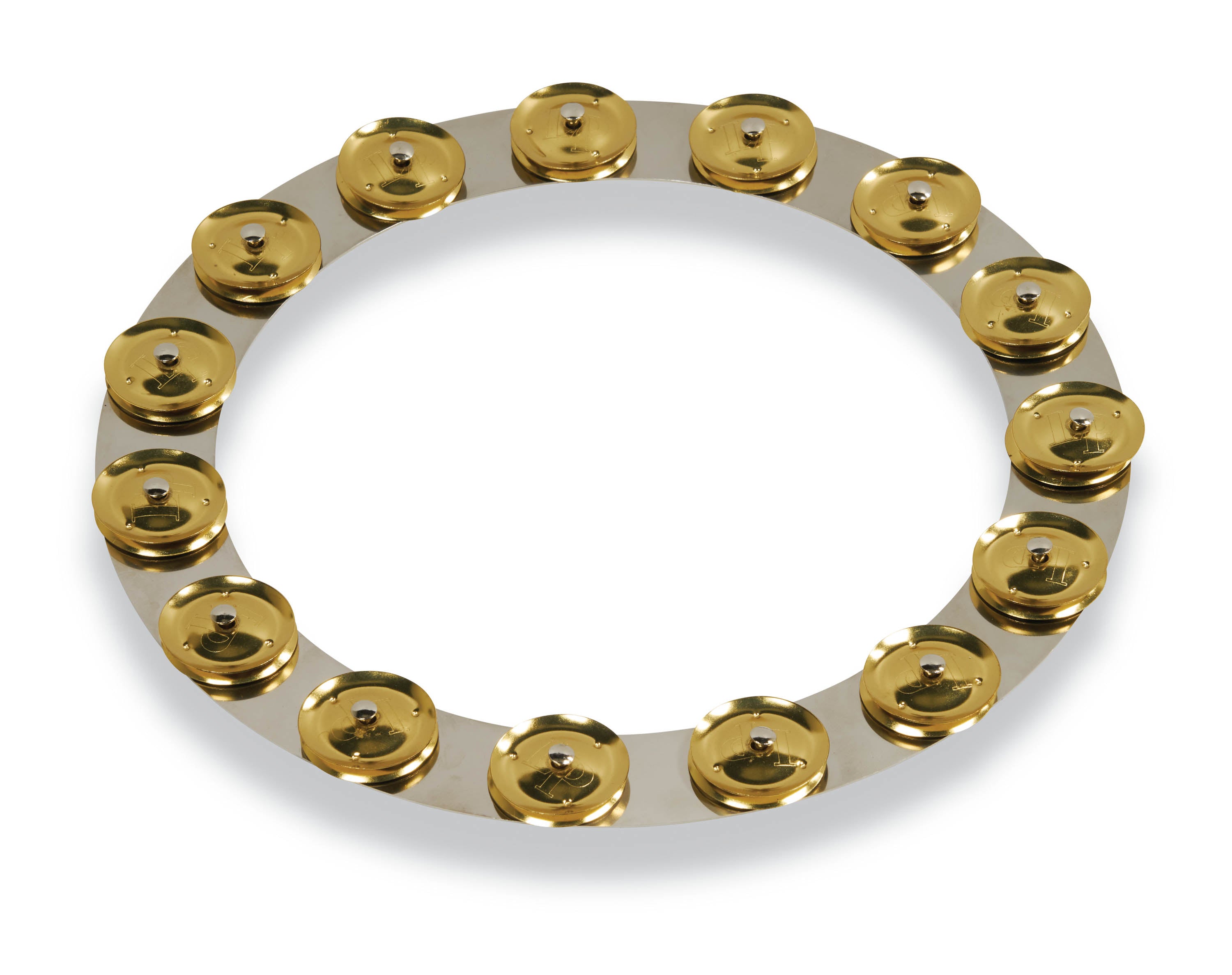latin-percussion-tambo-ring-steel-14-con-jingle-in-ottone image 1
