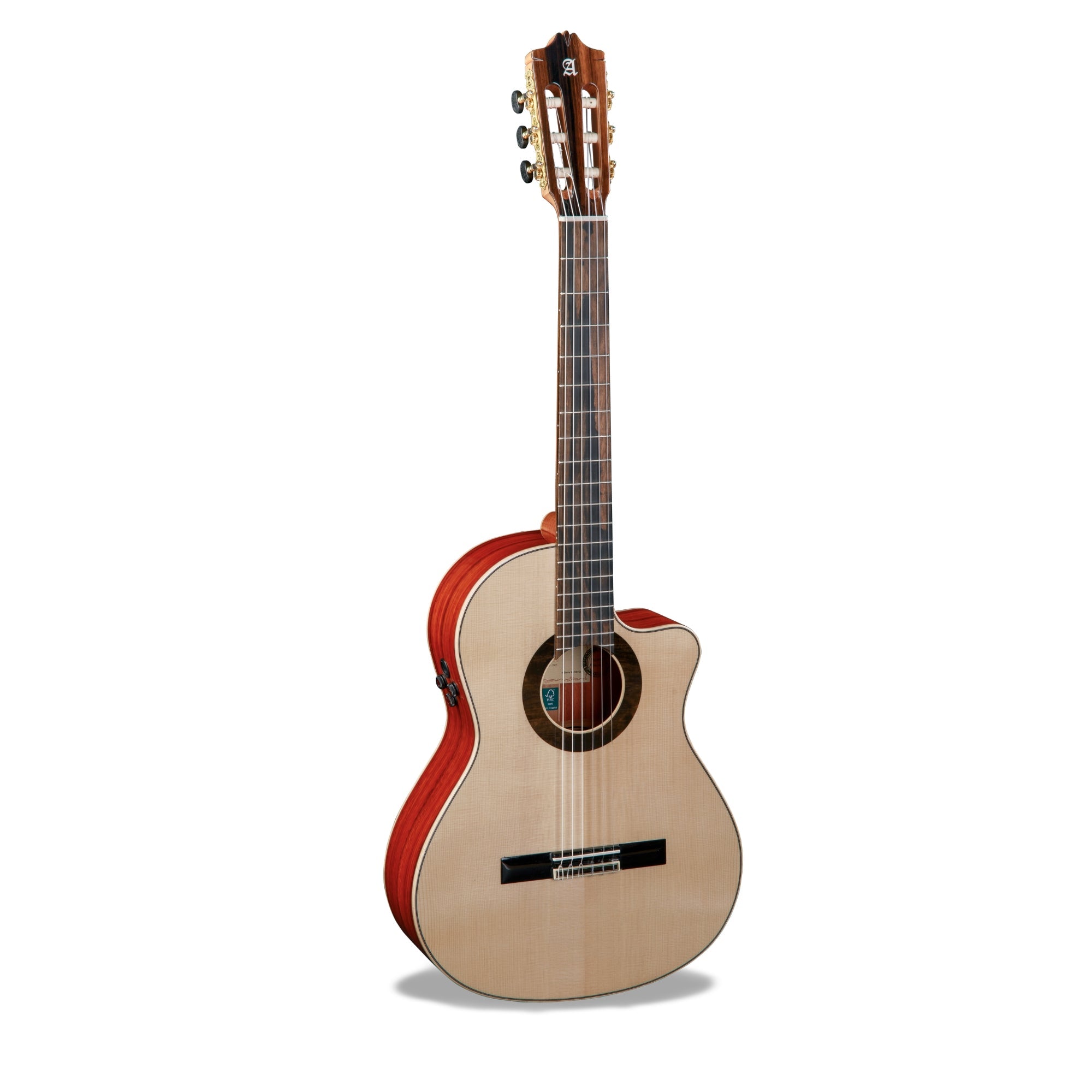 alhambra-guitarras-gs-cut-away-e8-chitarra-classica-elettrificata image 6