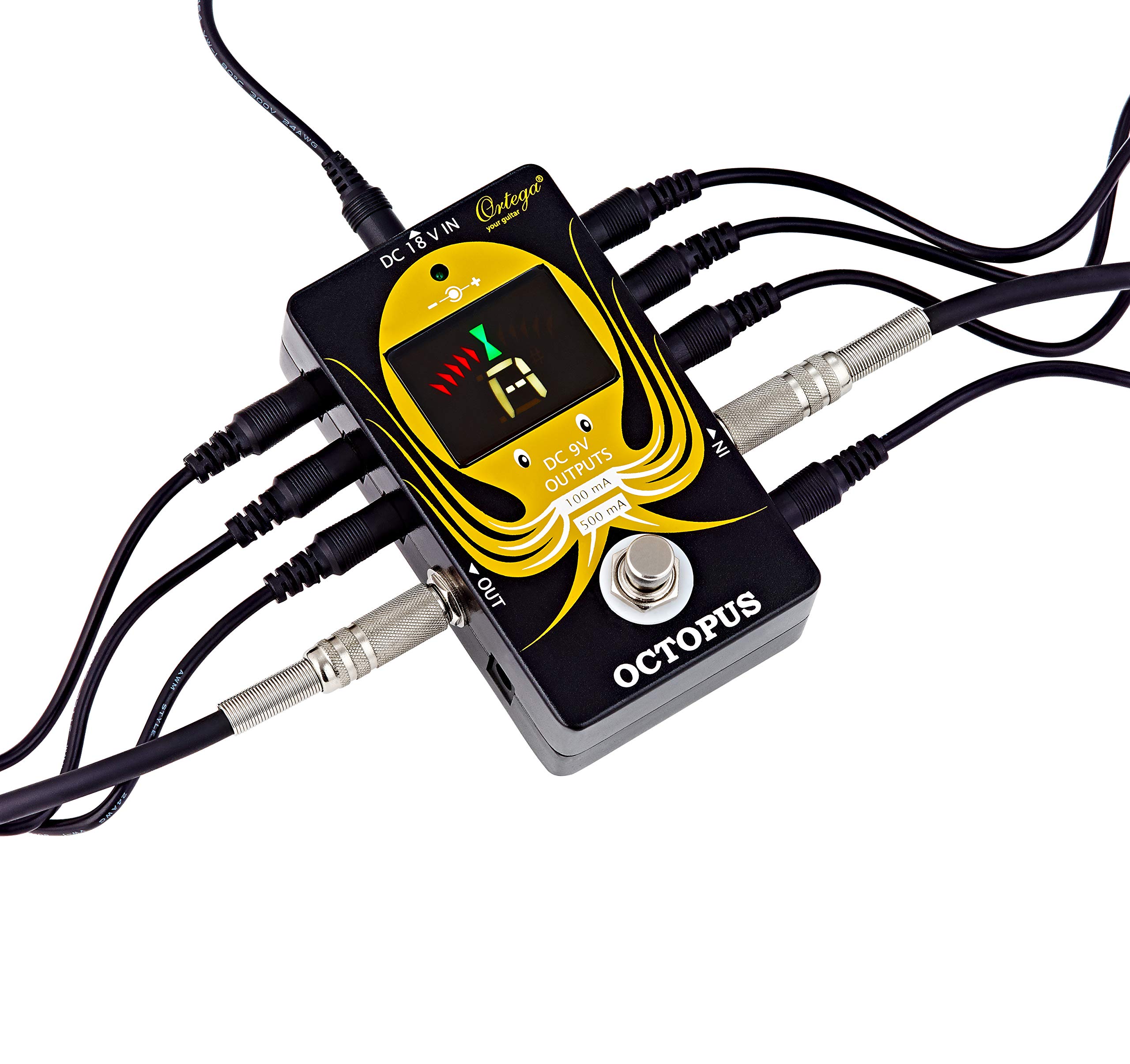 ortega-octopus-alimentatore-pedali-power-plant-8-uscite-con-cavi image 5