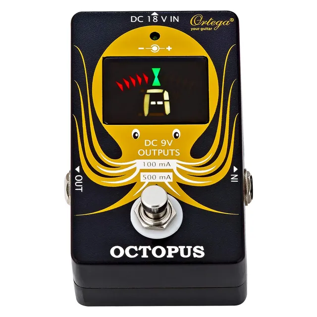 ortega-octopus-alimentatore-pedali-power-plant-8-uscite-con-cavi image 1