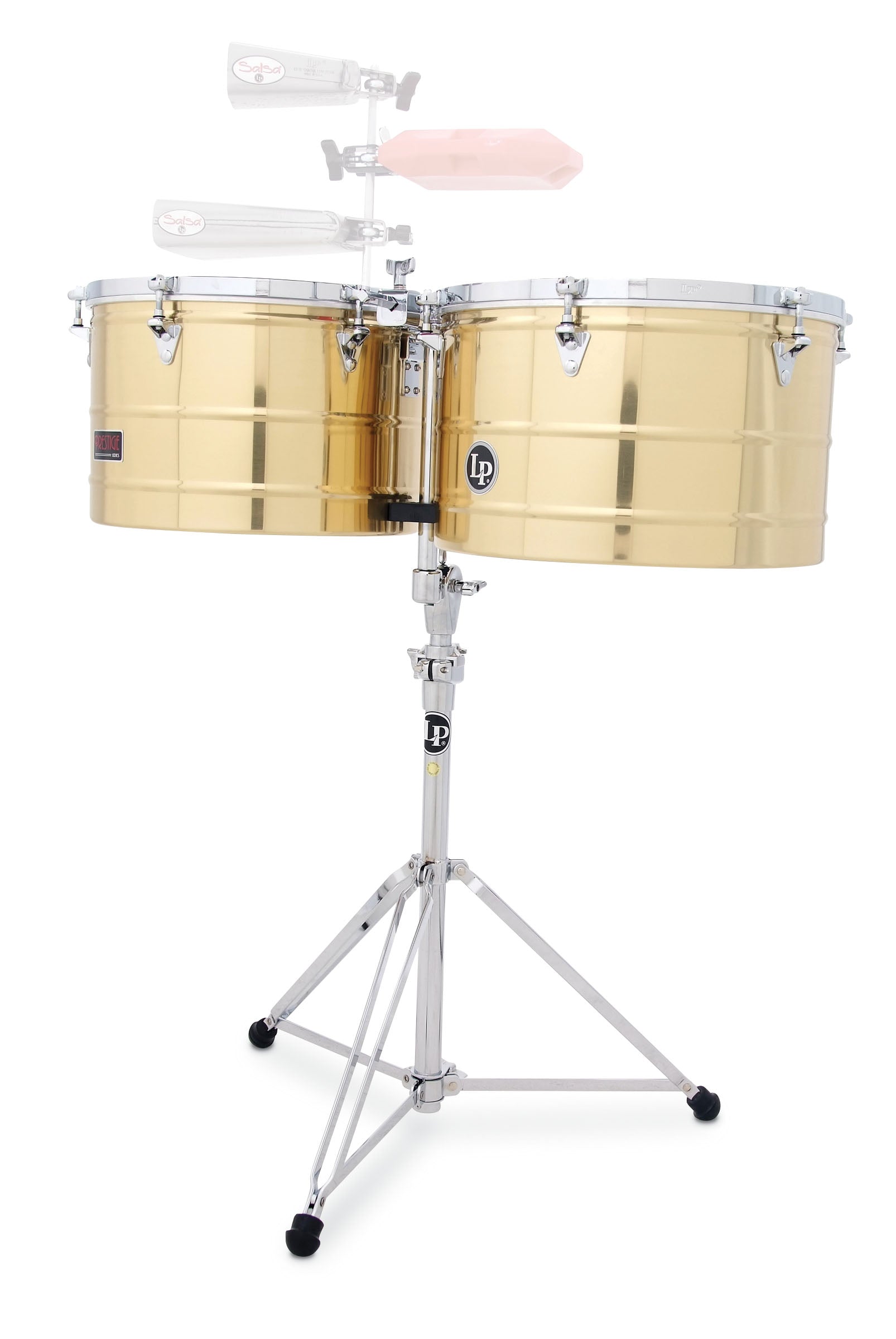 latin-percussion-prestige-thunder-timbales-15-e-16-in-ottone image 1