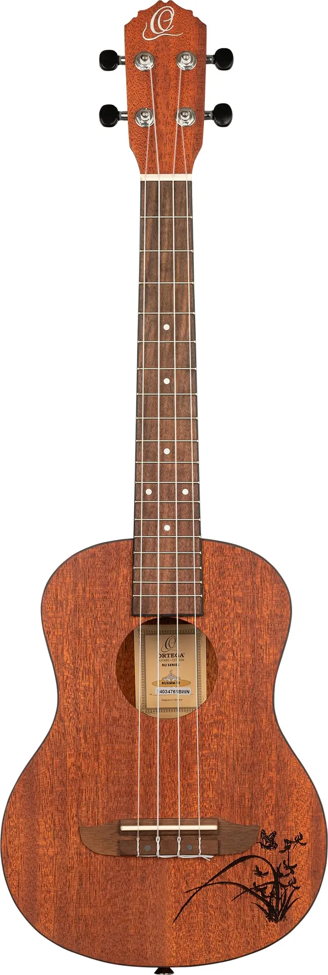 ortega-guitars-ru5mm-te-bonfire-series-ukulele-tenore-sapele image 1
