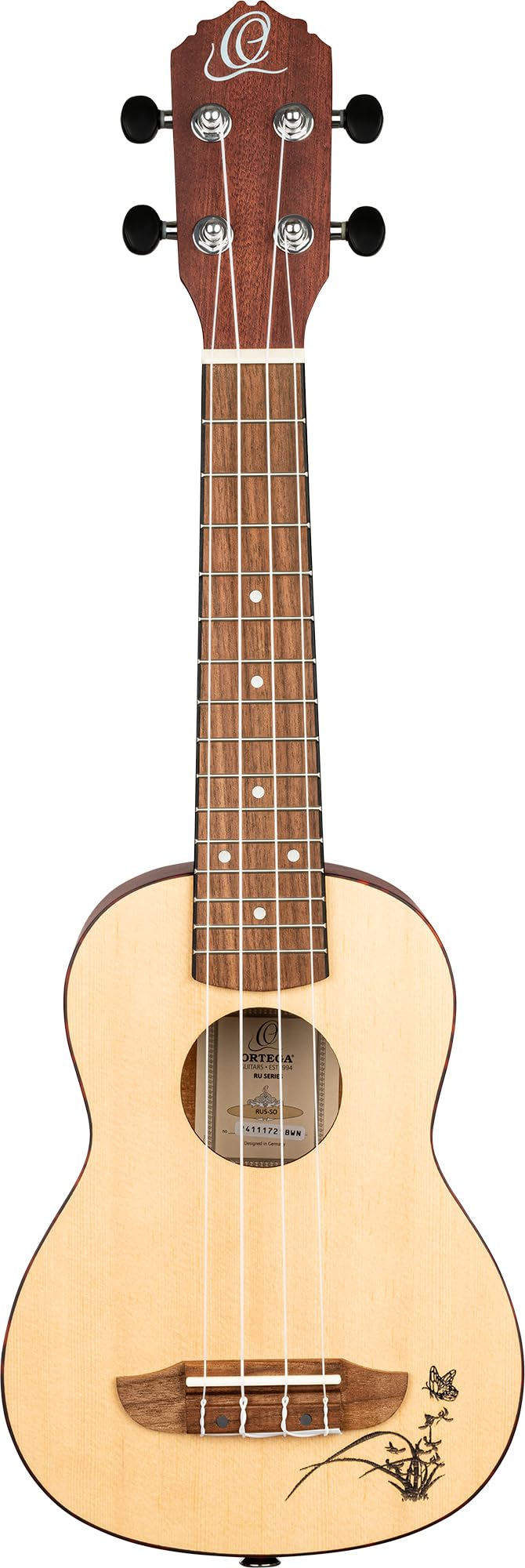 ortega-guitars-ru5-so-ukulele-soprano-acustico-bonfire-series-natural image 2