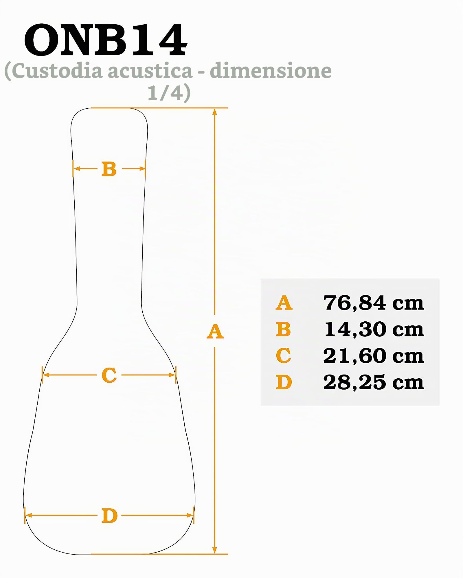 ortega-onb14-custodia-gig-bag-nera-per-chitarra-classica-1-4 image 3