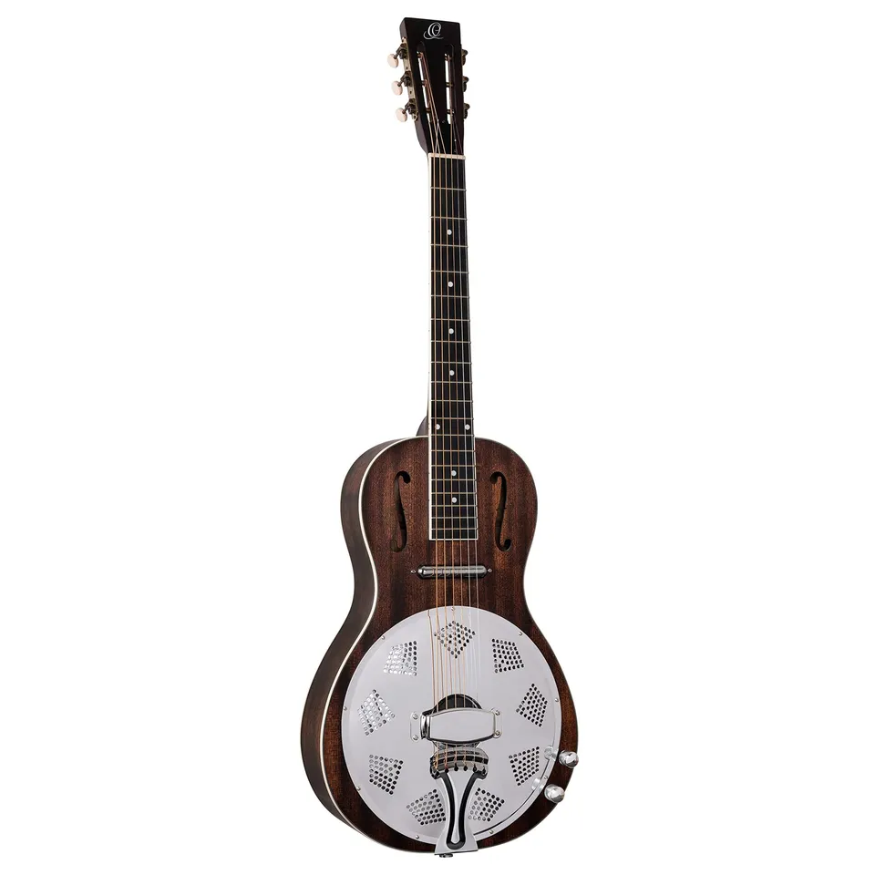 ortega-guitars-rrg30e-wb-americana-series-chitarra-resonator-parlor-acustica-ele image 1