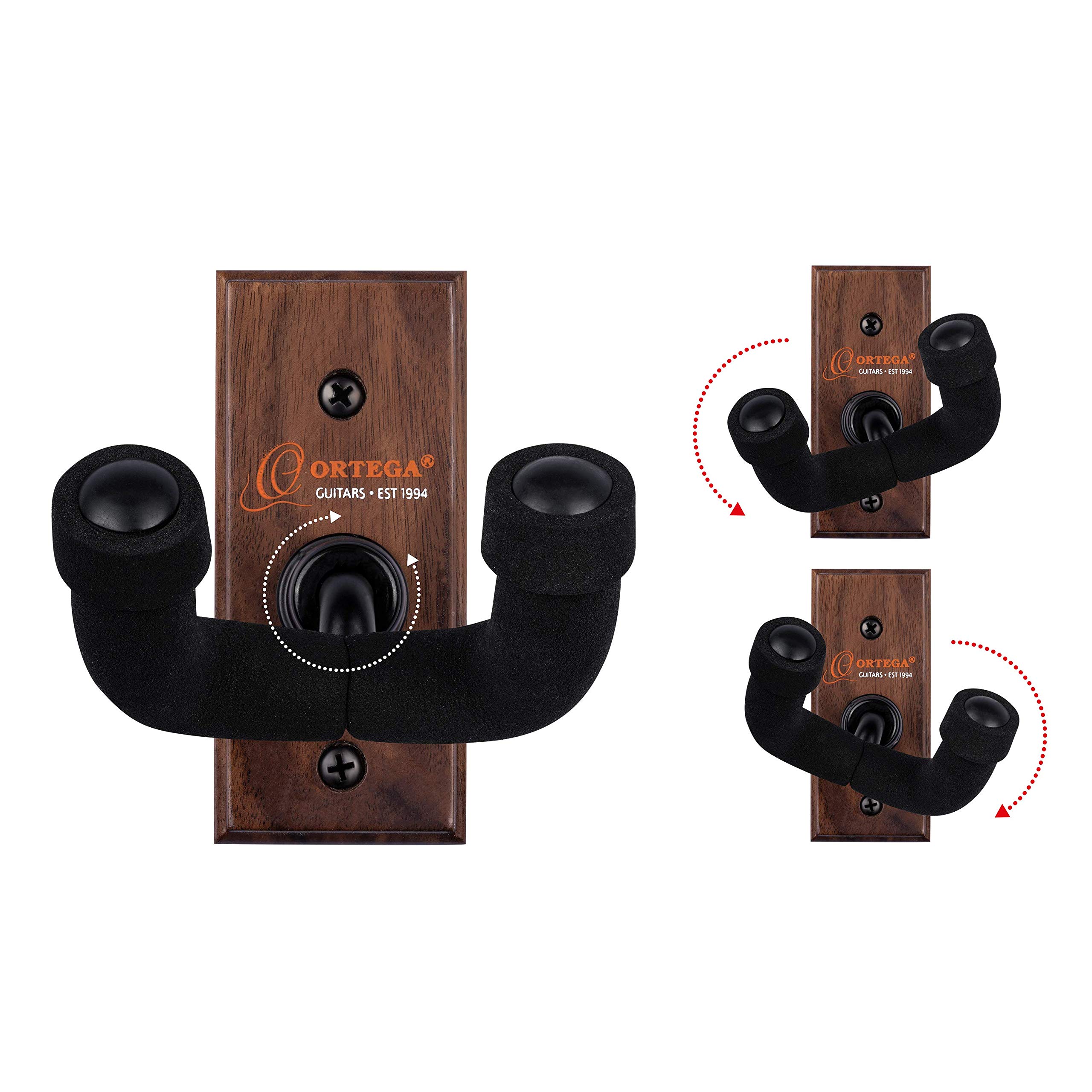 ortega-guitars-ogh-1wn-gancio-da-parete-per-chitarra-basso-noce image 4