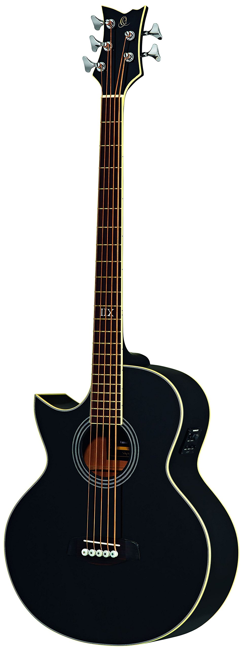 ortega-guitars-d1-5le-bk-basso-acustico-5-corde-nero-lucido-con-gigbag-e-tracoll image 1