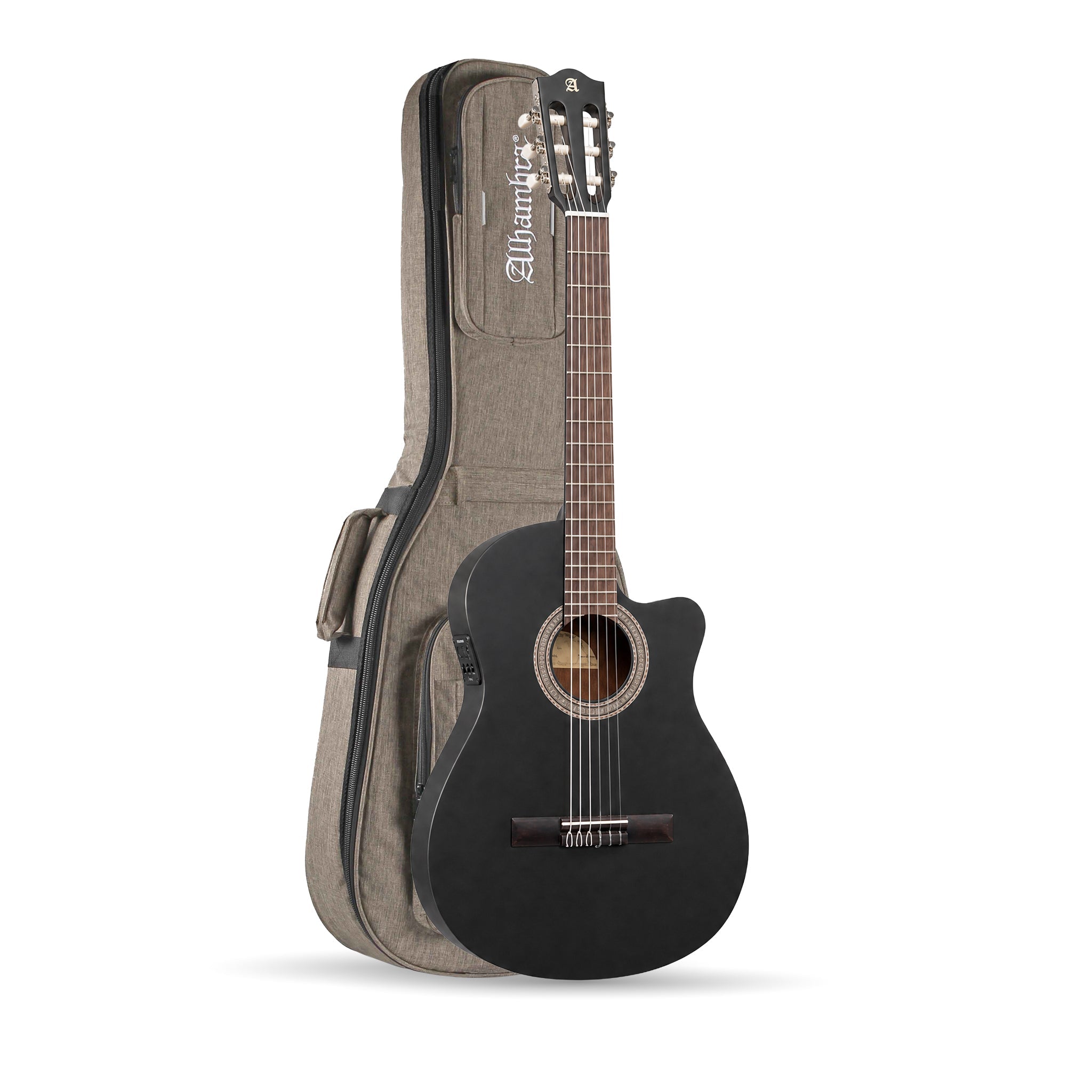 alhambra-guitarras-black-satin-ct-ez-elettrificata image 2