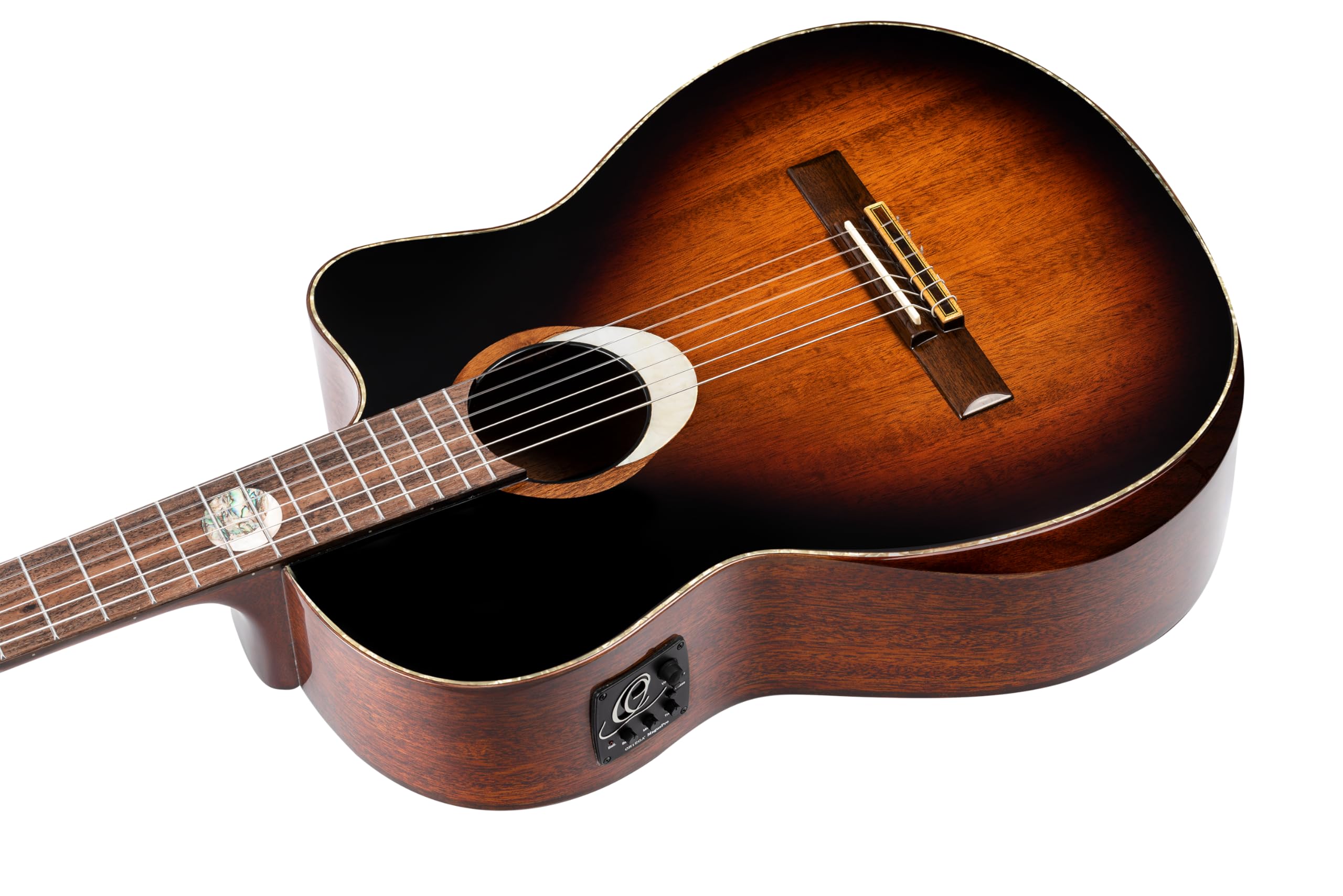 ortega-guitars-eclipse-suite-c-e-chitarra-classica-4-4-semi-solida-mogano-con-cu image 3