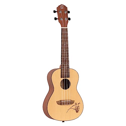 ortega-guitars-ru5-bonfire-series-ukulele-concerto-abete-sapele-natural image 7