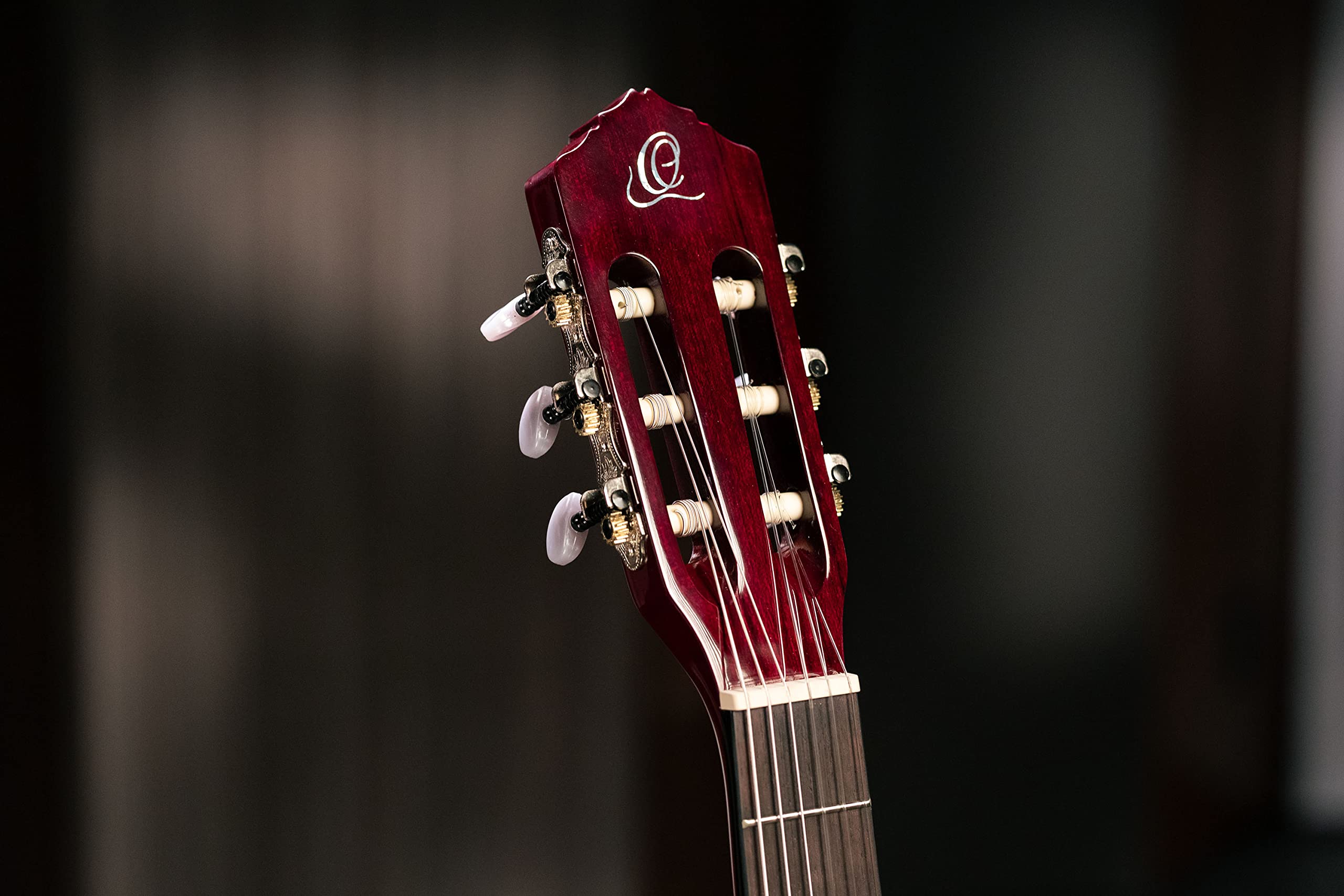 ortega-guitars-r121-7-8wr-chitarra-classica-7-8-rossa-abete-mogano-con-gig-bag image 7