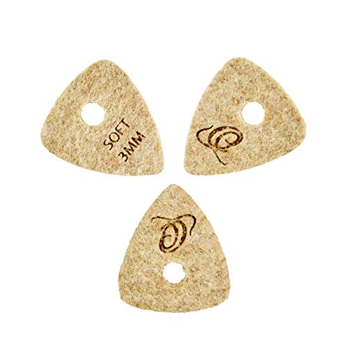 ortega-guitars-ogp-f-s3-plettri-feltro-3mm-per-ukulele-corde-nylon-3pz image 2
