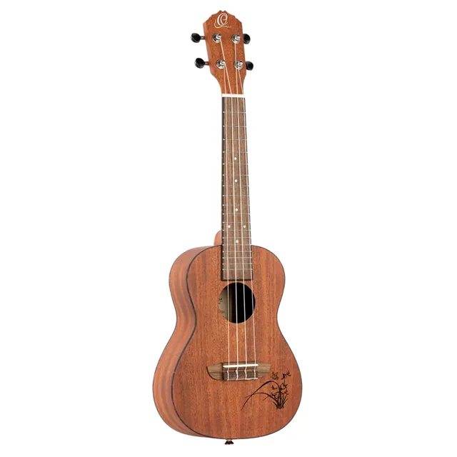 ortega-guitars-ru5mm-ukulele-concerto-bonfire-series-in-sapele-naturale image 1