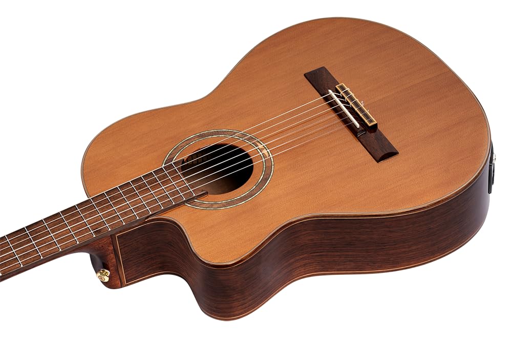 ortega-guitars-rce159mn-l-chitarra-classica-mancina-elettroacustica image 3