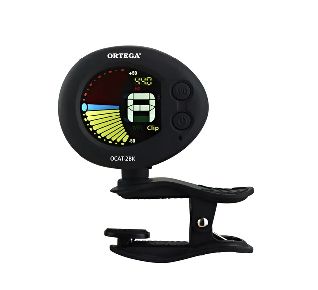 ortega-guitars-ocat-2bk-accordatore-cromatico-a-clip-con-metronomo-nero image 1