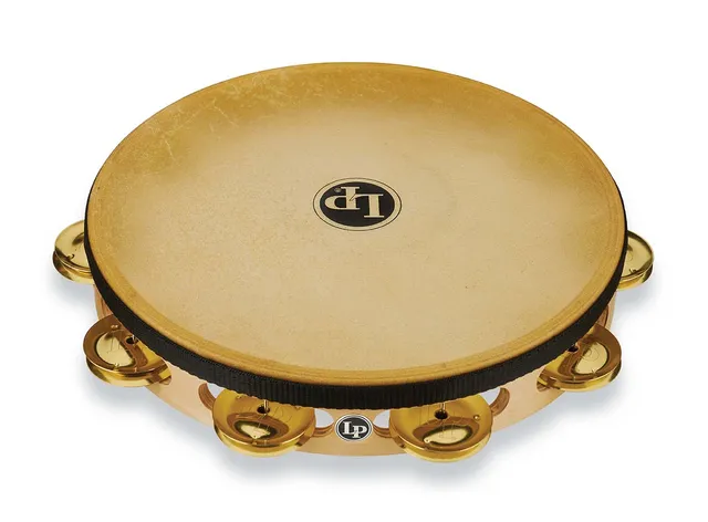 latin-percussion-pro-tamburello-a-corona-singola-10-in-ottone image 1