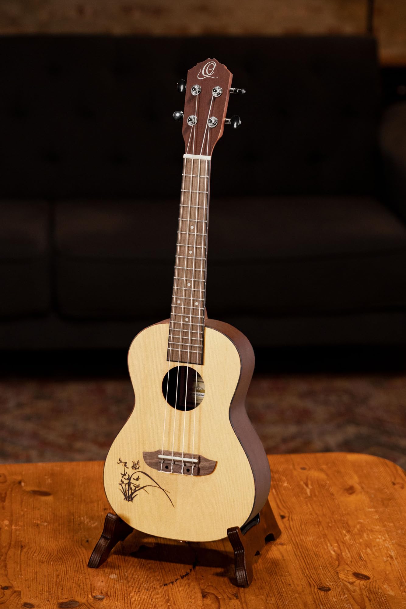 ortega-guitars-bonfire-series-ukulele-concerto-mancino-ru5l-abete-sapele-natural image 7