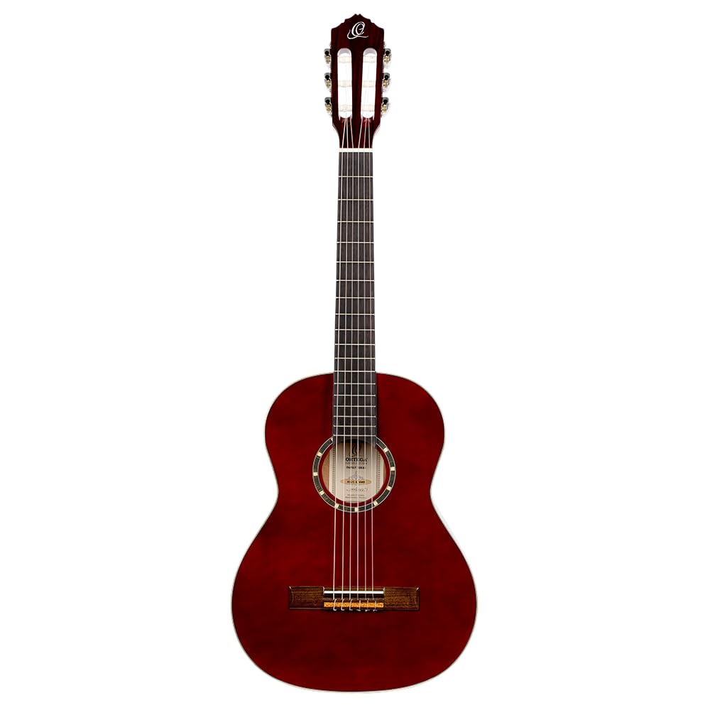 ortega-guitars-r121-3-4wr-chitarra-classica-3-4-rossa-con-gig-bag image 2