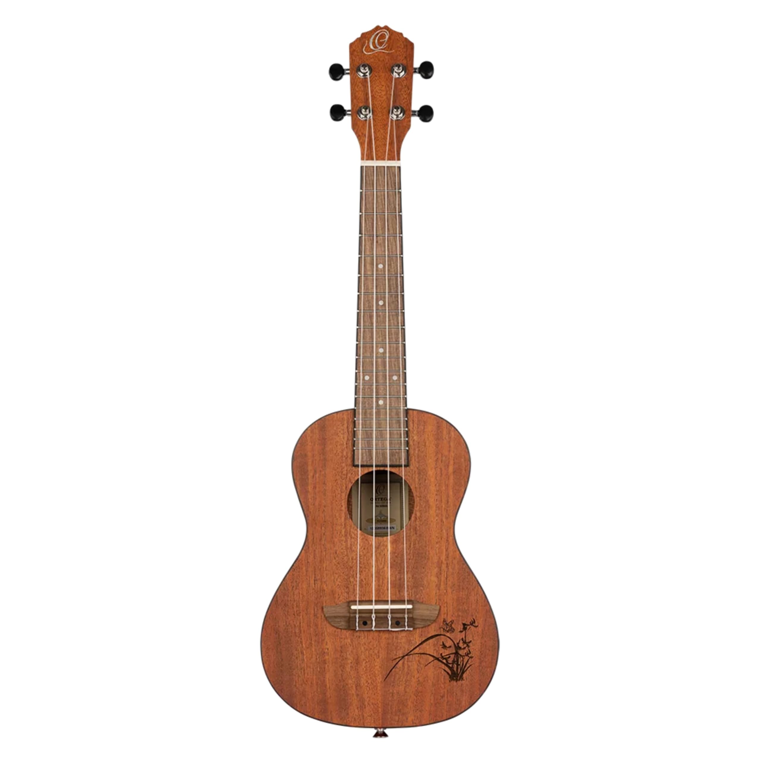 ortega-guitars-ru5mm-ukulele-concerto-bonfire-series-in-sapele-naturale image 3