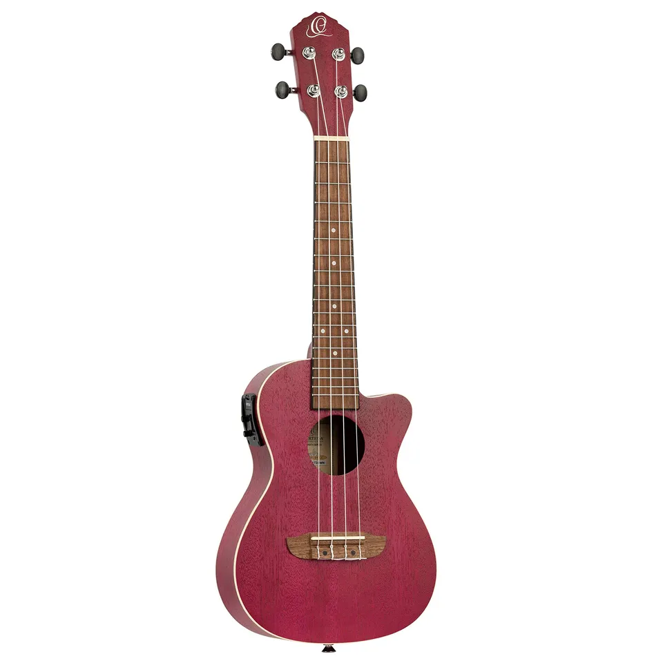 ortega-guitars-ruruby-ce-ukulele-concerto-elettrificato-cutaway-berry image 1