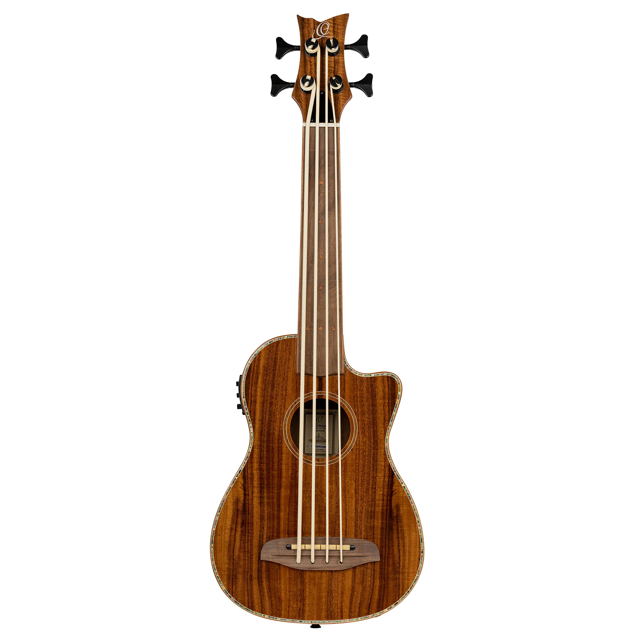 ortega-guitars-lizard-series-caiman-fl-gb-u-bass-fretless-con-gigbag image 2