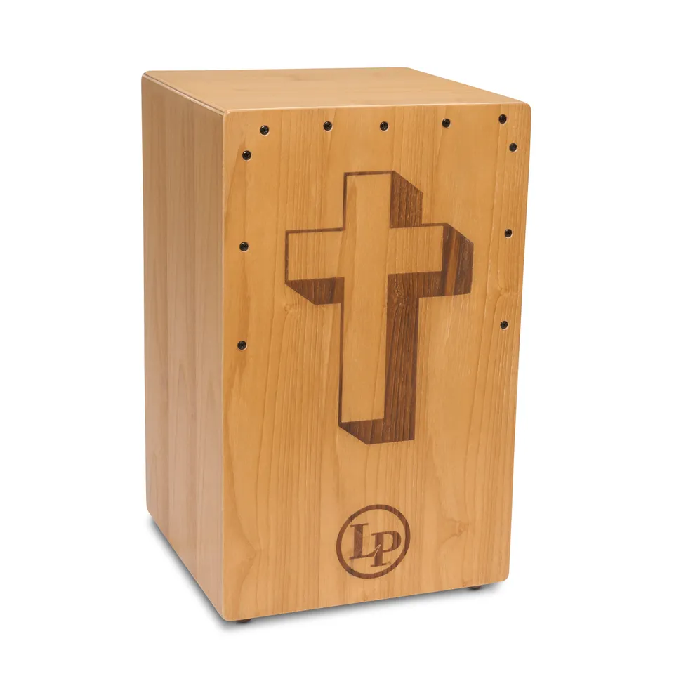 latin-percussion-praise-cajon-cross image 1
