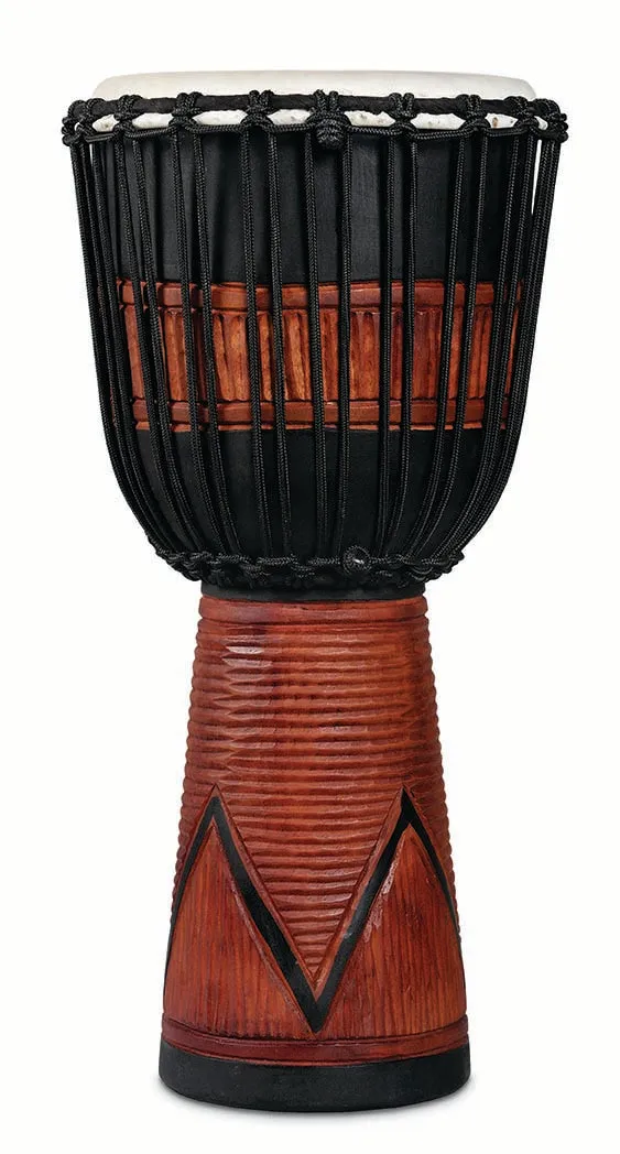 latin-percussion-world-beat-wood-art-djembe-large image 1