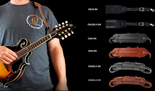 ortega-guitars-osmdlx-br-tracolla-mandolino-pelle-marrone image 7