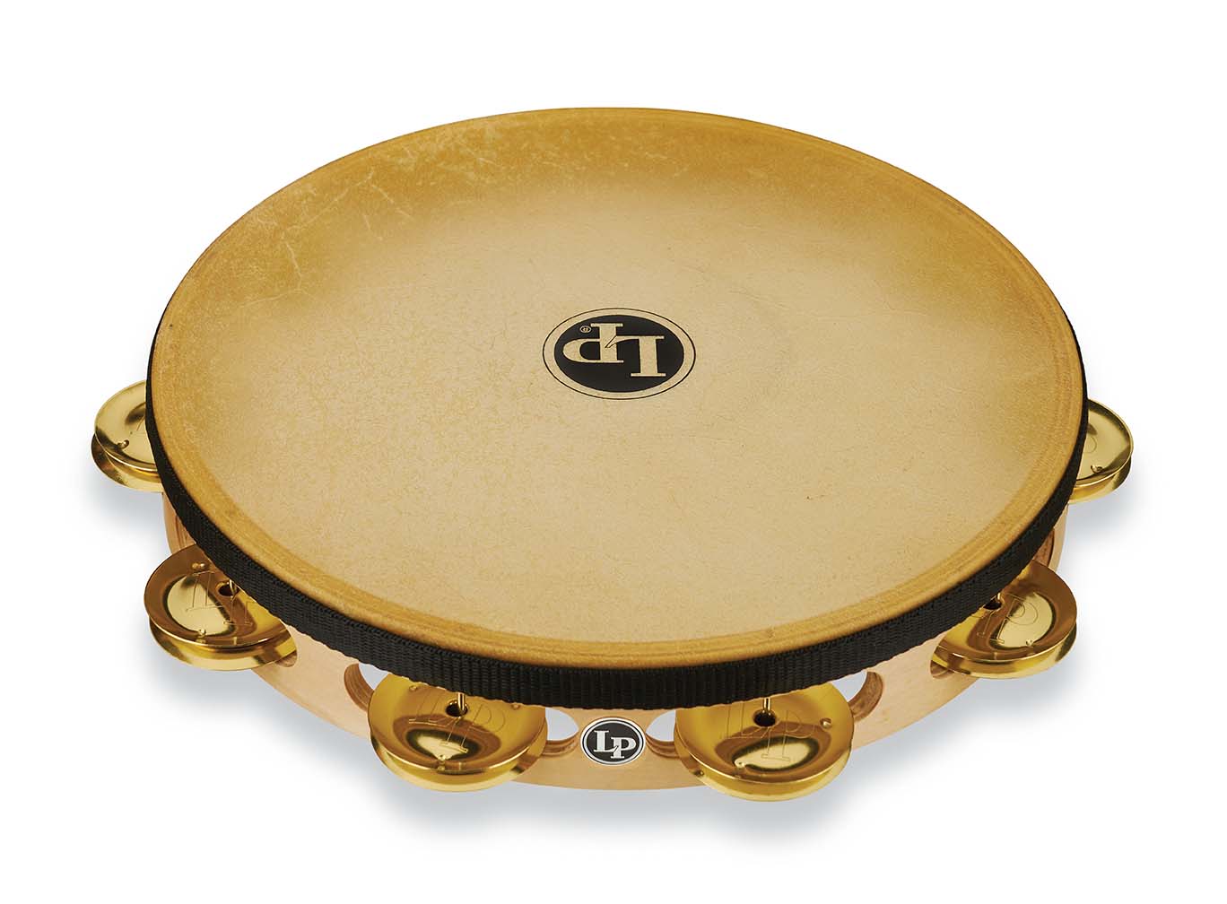 latin-percussion-pro-tamburello-a-corona-singola-10-in-ottone image 1