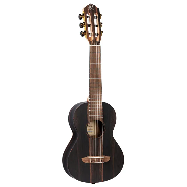 ortega-guitars-guitarlele-rgl5eb-travel-guitar-6-corde-ebano-e-mogano-serie-mini image 1