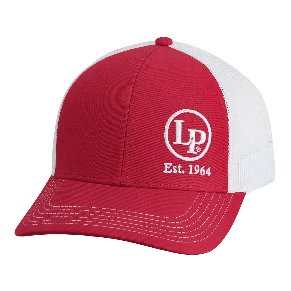 latin-percussion-lp-1964-cap-red-white-cappellino-snapback image 1