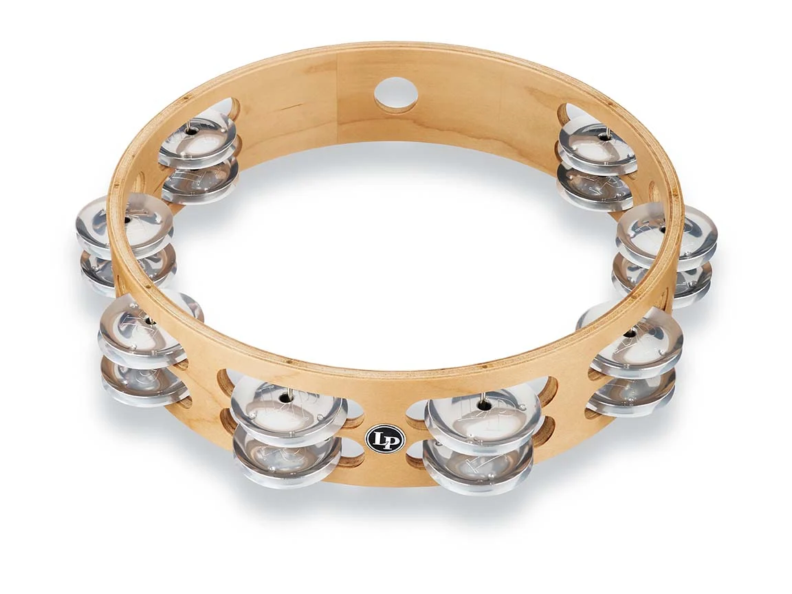 latin-percussion-tambourine-pro-10-doppia-corona-alluminio image 2
