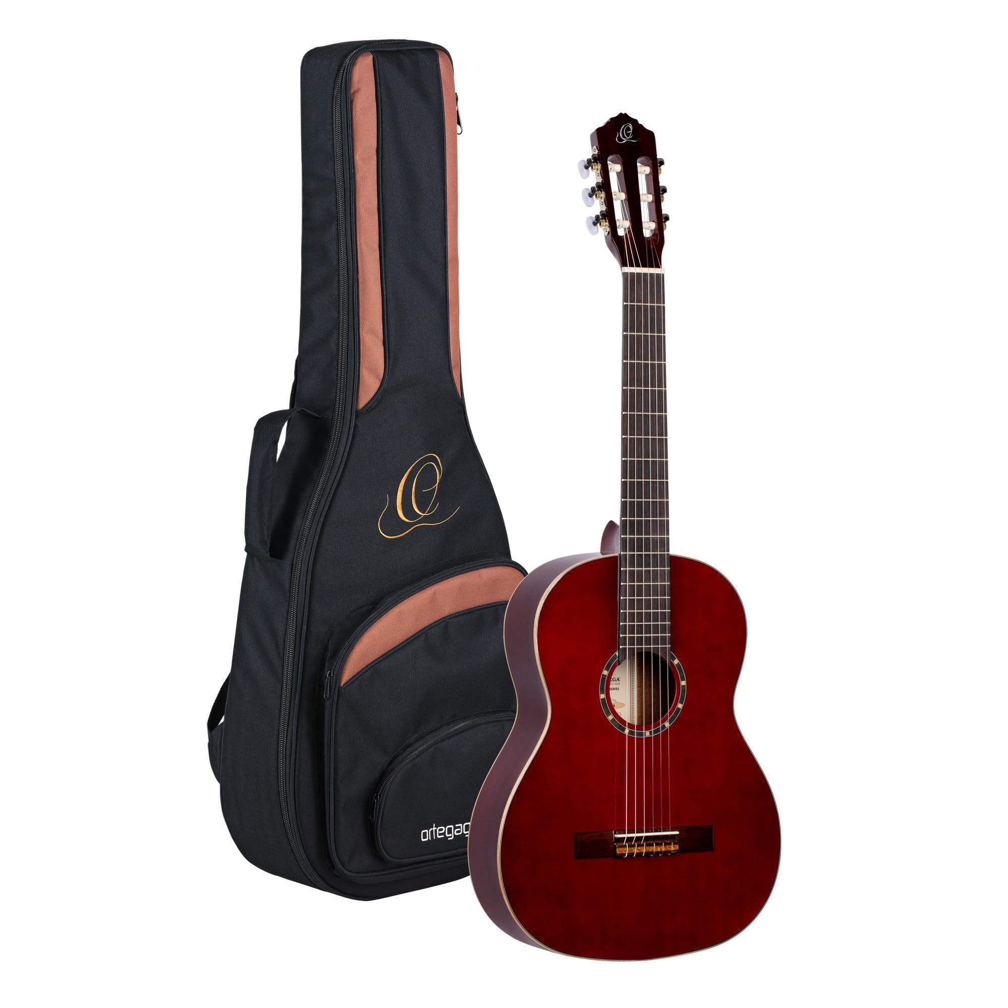 ortega-guitars-r121wr-chitarra-classica-standard-mogano-abete-rossa-con-gig-bag image 2