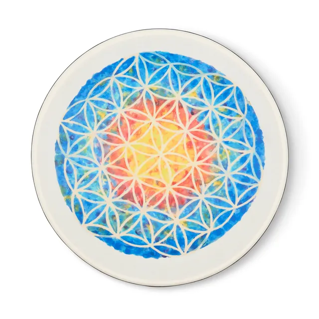 latin-percussion-sound-vibrations-frame-drum-16-flower-of-life image 1