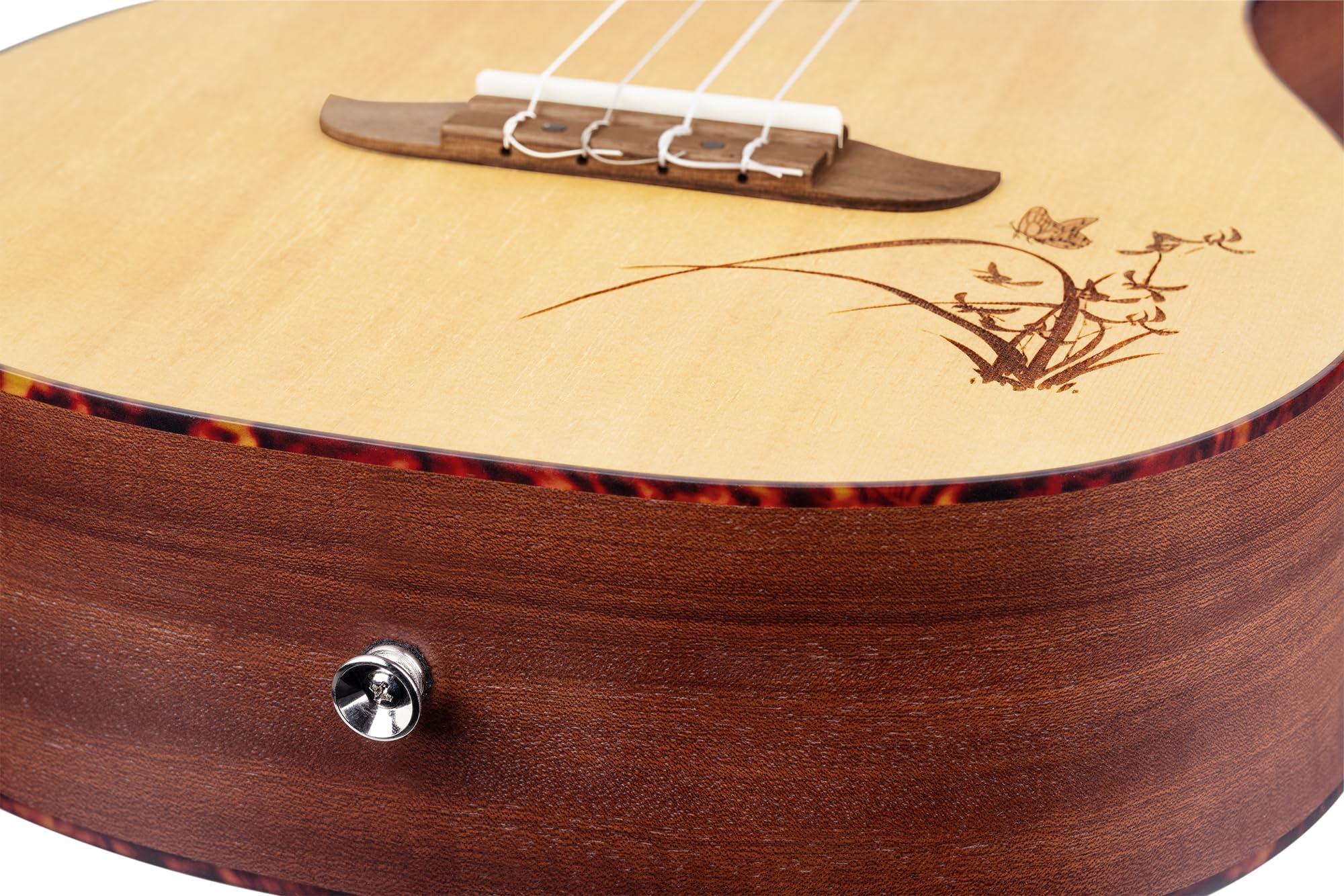 ortega-guitars-bonfire-series-ru5-ba-ukulele-baritono-acustico-abete-sapele-natu image 7