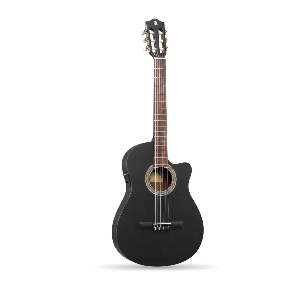 alhambra-guitarras-black-satin-ct-ez-elettrificata image 1