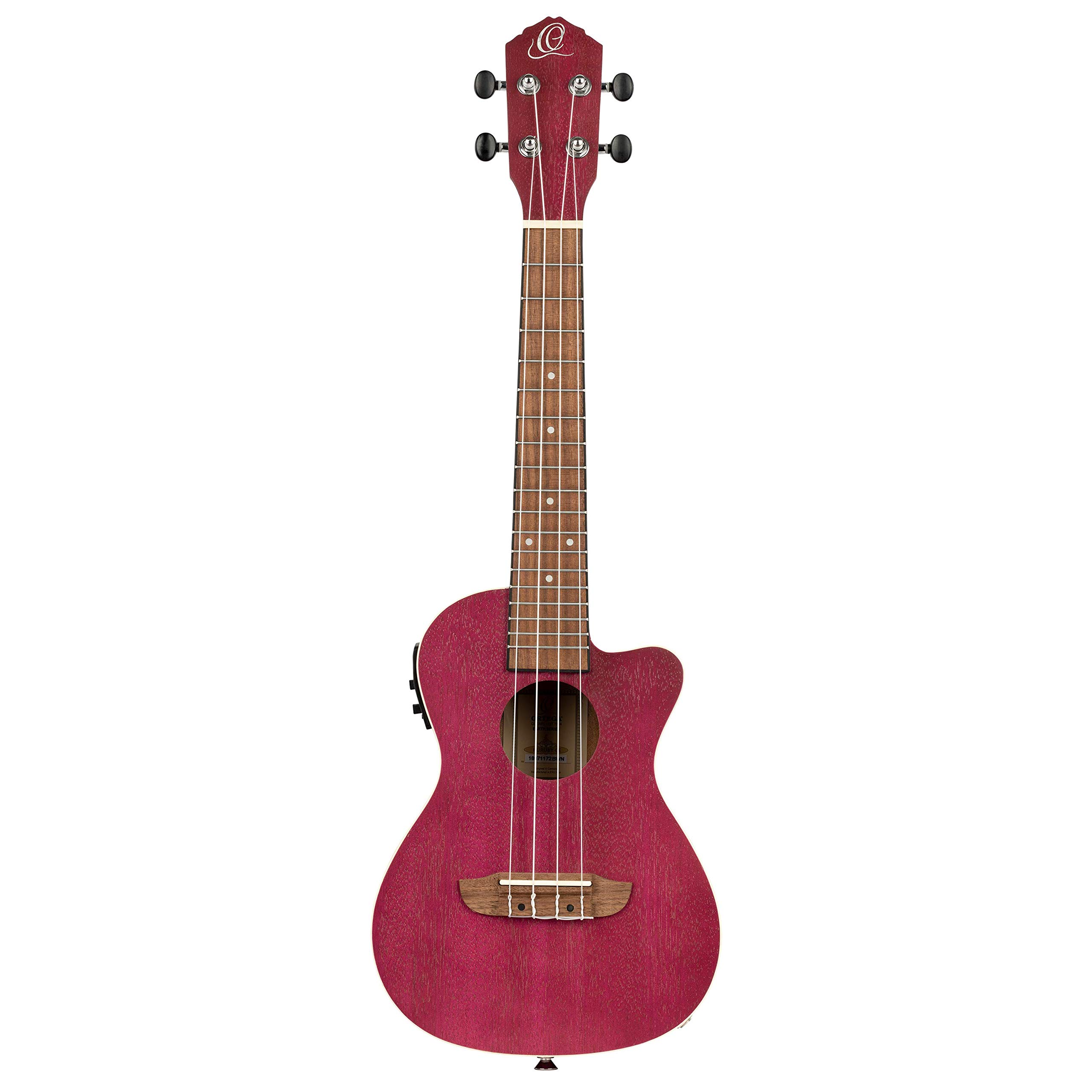 ortega-guitars-ruruby-ce-ukulele-concerto-elettrificato-cutaway-berry image 2