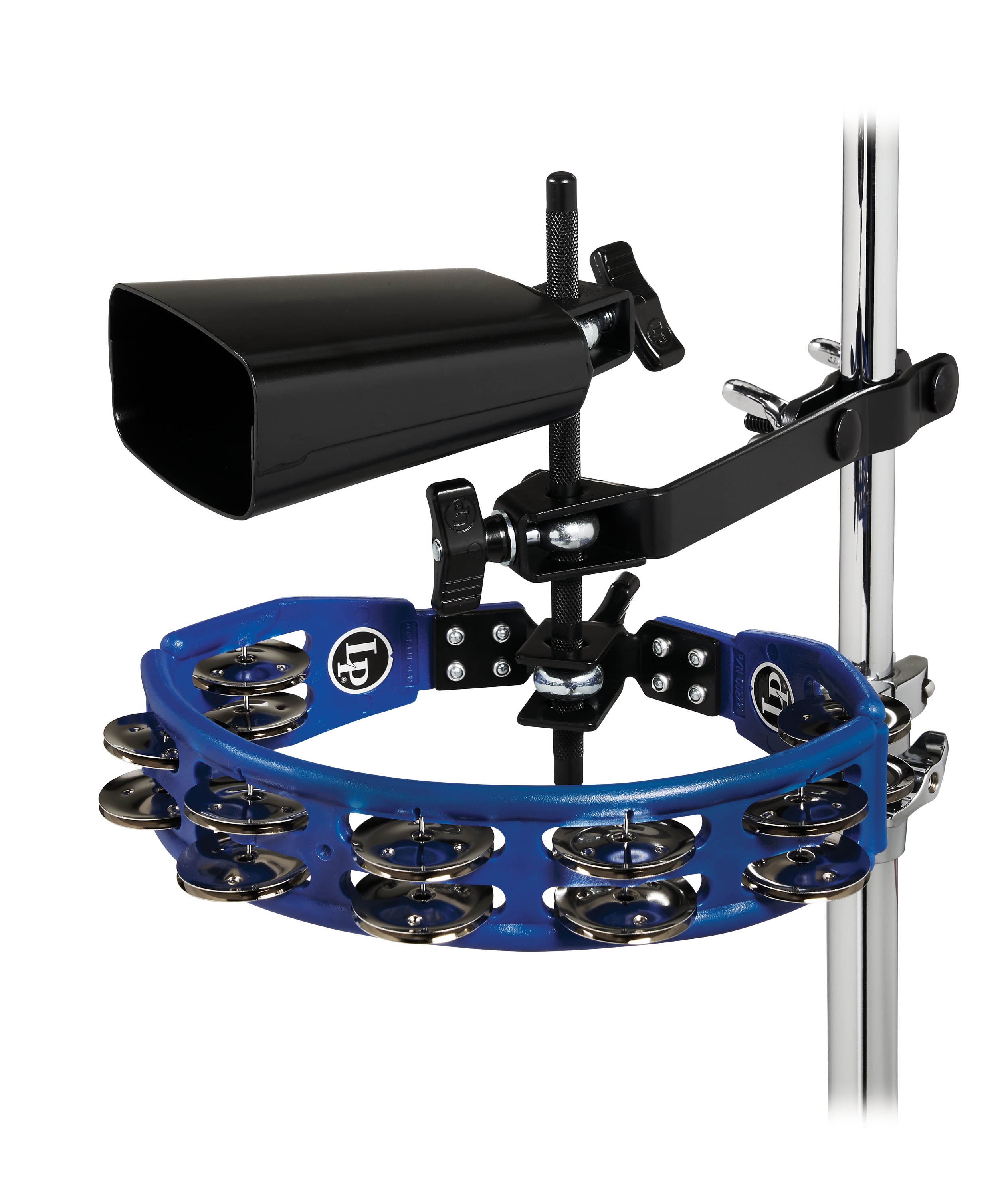 latin-percussion-cyclops-tambourine-cowbell-con-supporto image 1