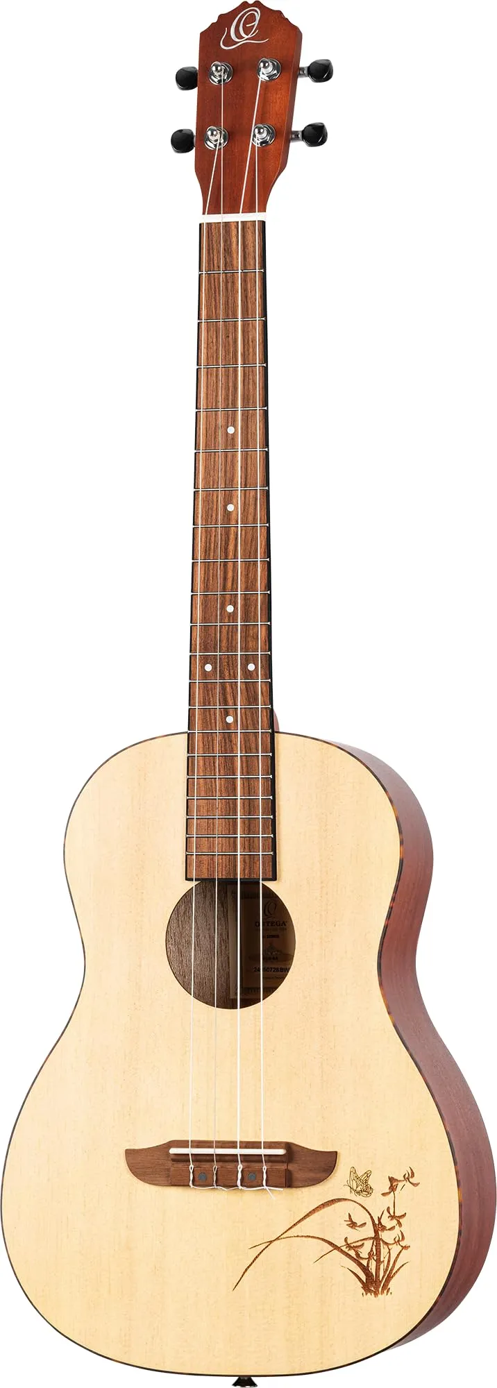 ortega-guitars-bonfire-series-ru5-ba-ukulele-baritono-acustico-abete-sapele-natu image 1