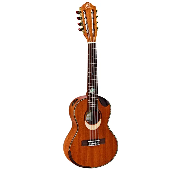 ortega-guitars-eclipse-te8-custom-built-ukulele-tenore-8-corde-mogano-con-gig-ba image 1