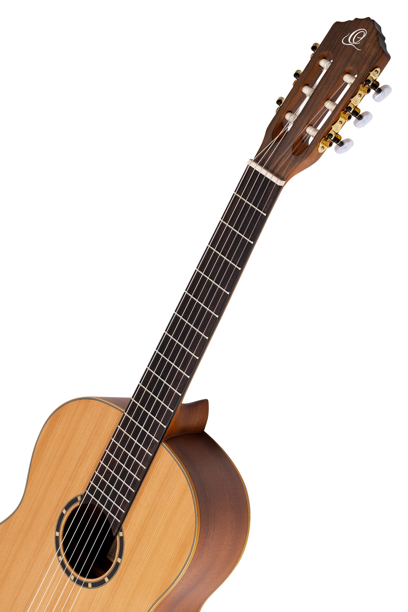 ortega-guitars-r131-chitarra-classica-4-4-cedro-massello-mogano-con-custodia image 5