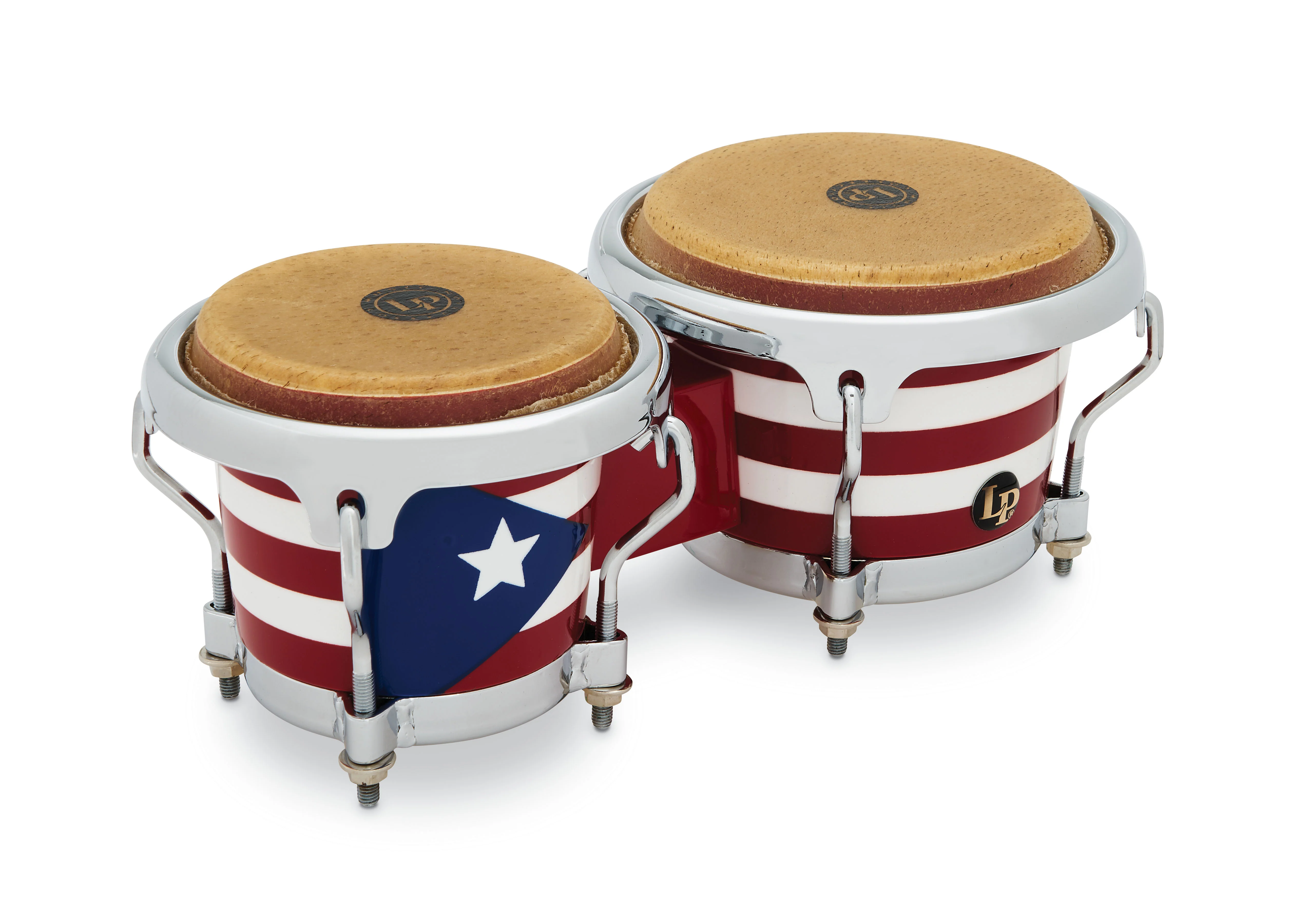 latin-percussion-mini-bongos-3-1-2-4-1-2-mini-bongo-bandiera-portorico image 2