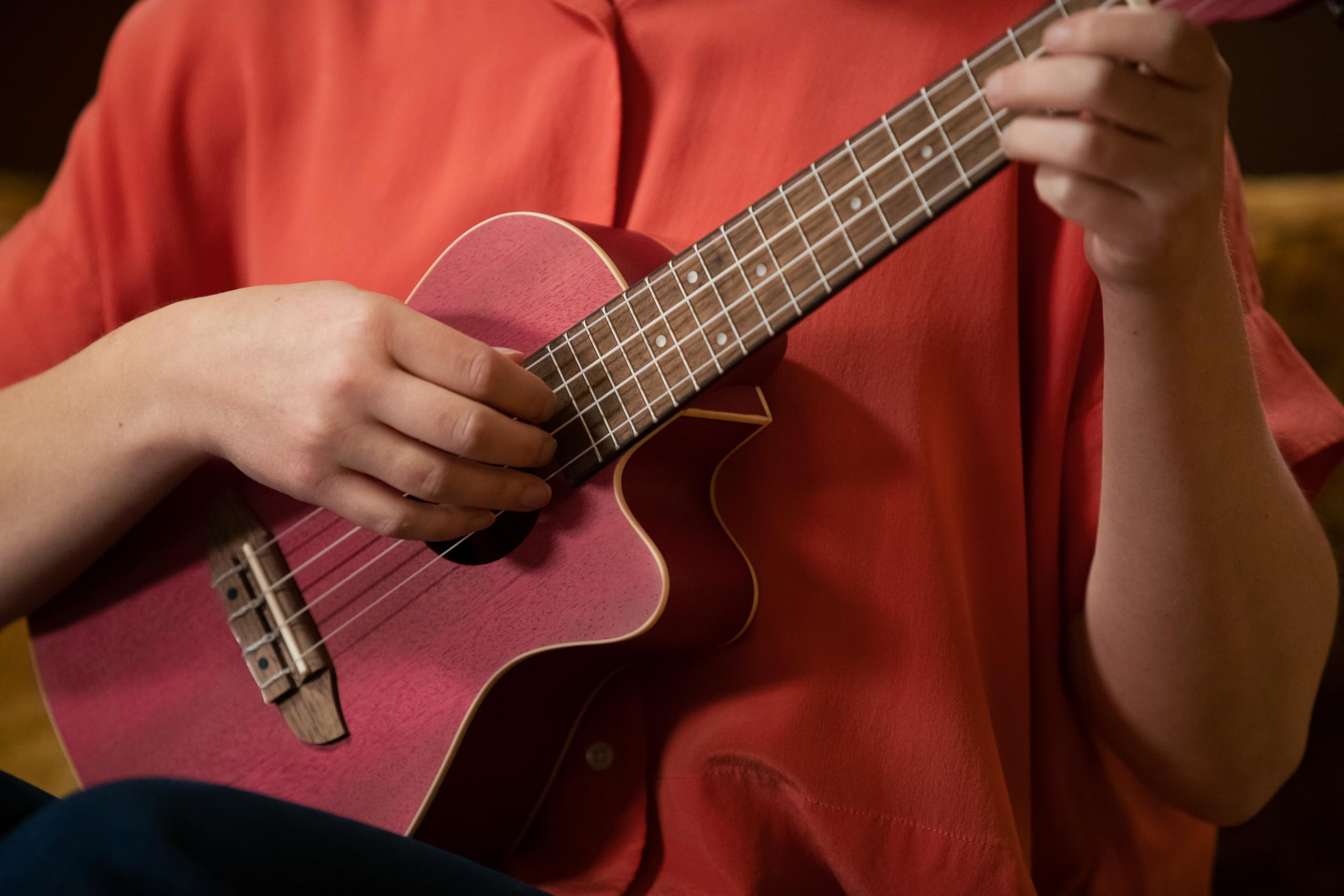 ortega-guitars-ruruby-ce-ukulele-concerto-elettrificato-cutaway-berry image 8