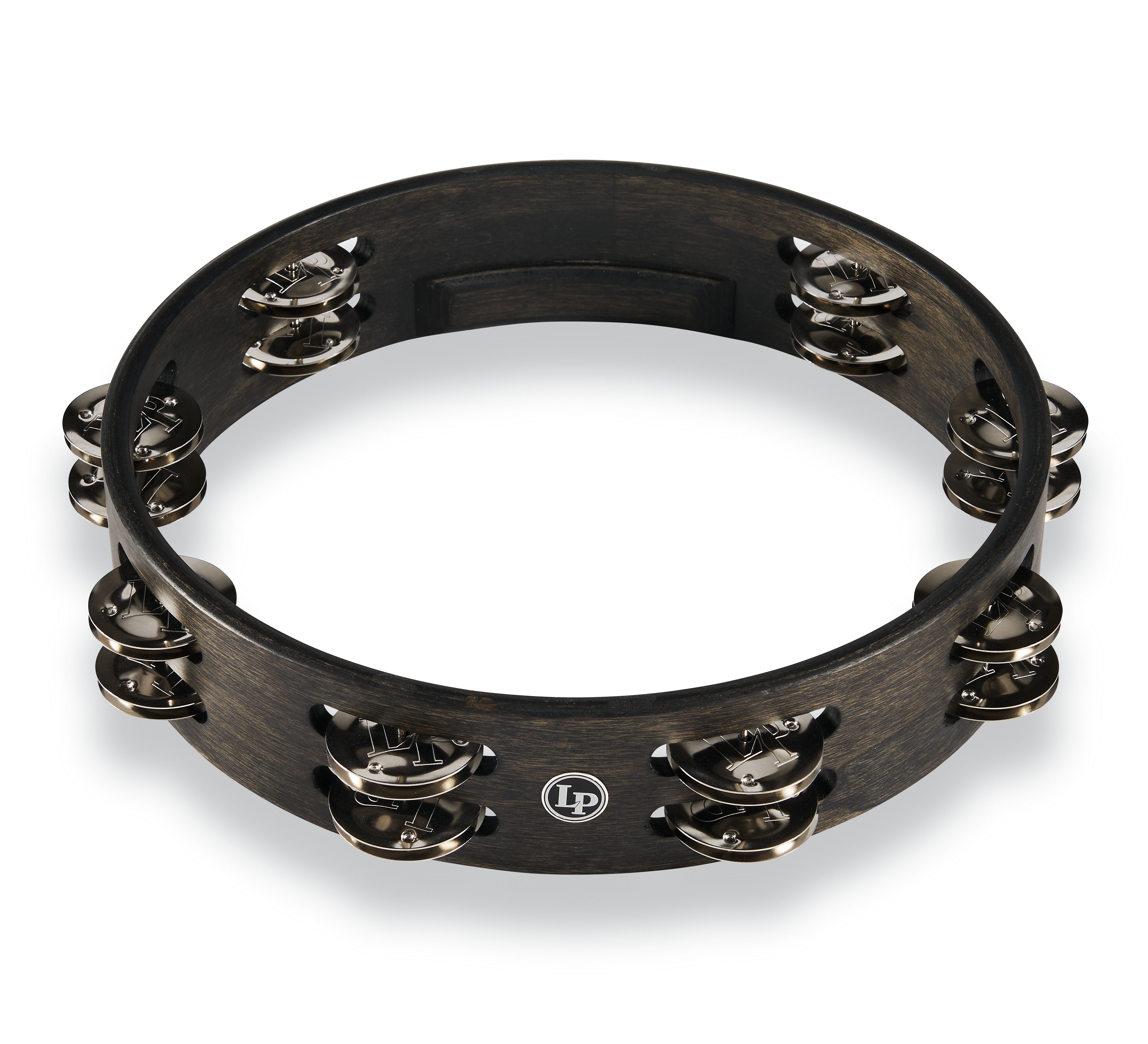 latin-percussion-tamburello-10-doppia-fila-acciaio image 1
