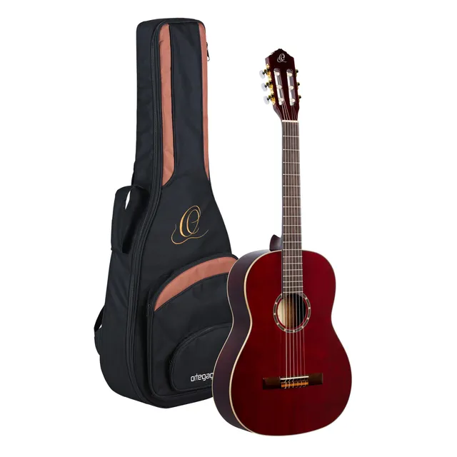 ortega-guitars-r131sn-wr-chitarra-classica-4-4-slim-neck-cedro-mogano-con-gig-ba image 1