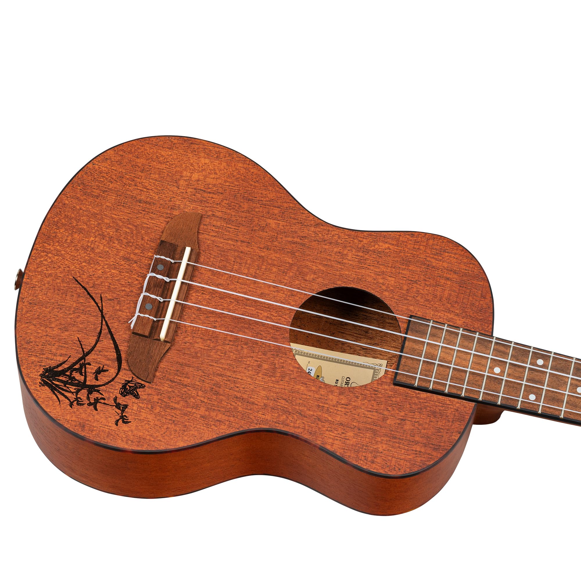 ortega-guitars-ru5mm-te-bonfire-series-ukulele-tenore-sapele image 5
