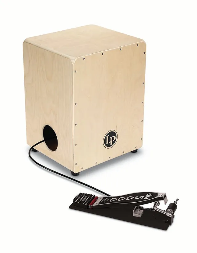 latin-percussion-pedal-cajon-birch-2-voci-snare-cajon-a-pedale-set-pedale image 1