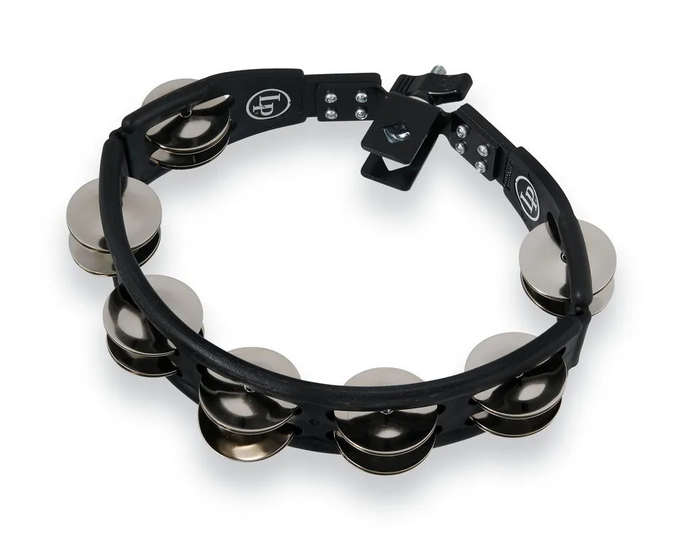 latin-percussion-cyclops-mounted-tambourine-steel-tamburello-montato-in-acciaio image 1